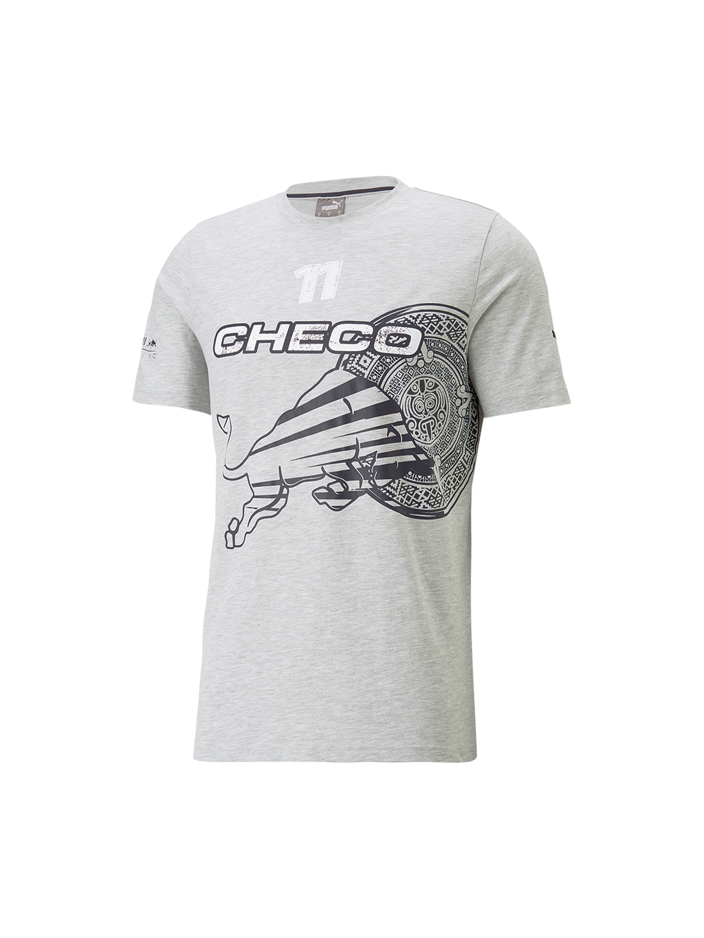 RBR Checo Logo Men's Tee Grey 2022