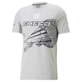 RBR MENS CHECO LOGO GREY TEE 2022