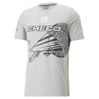 RBR MENS CHECO LOGO GREY TEE 2022