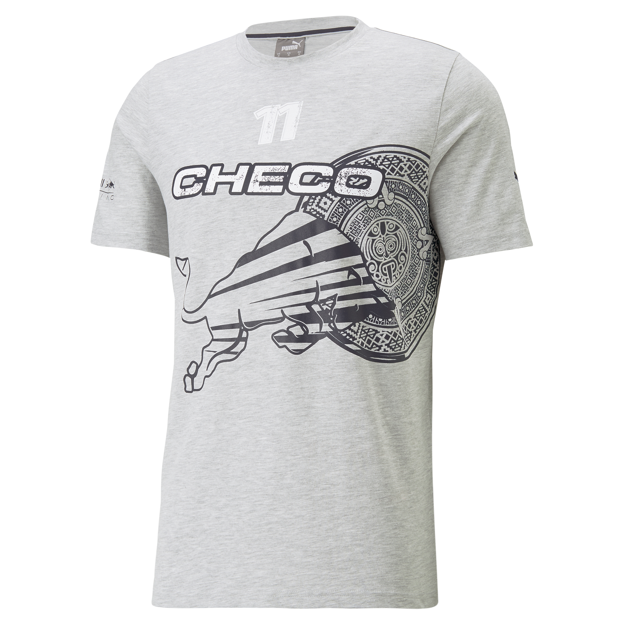 RBR MENS CHECO LOGO GREY TEE 2022